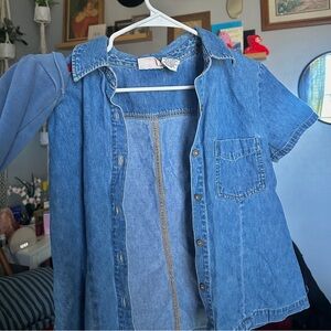 FADED GLORY Denim Button Up Shirt